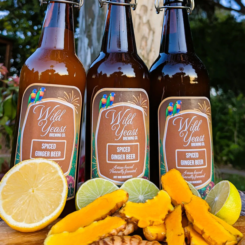 Wild Yeast - Spiced turmeric ginger beer  - Reusable bottle 